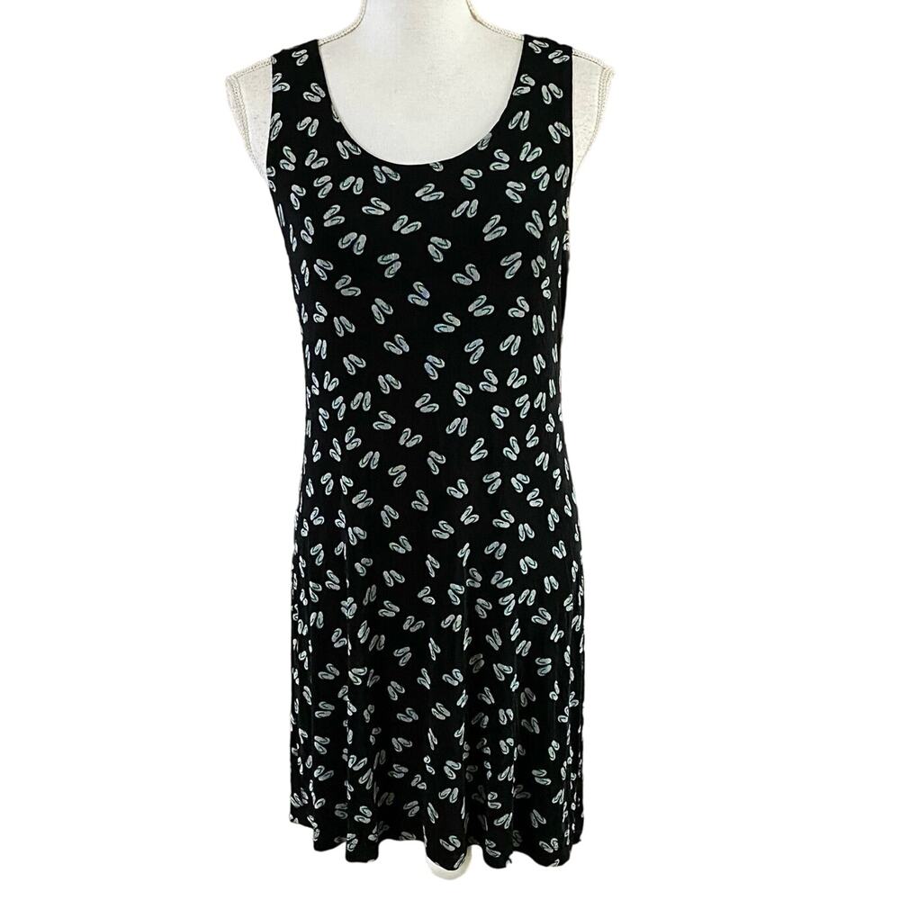 Vintage Ronni Nicole Size MP PM Medium Petite Tank Dress Flip Flops Slinky